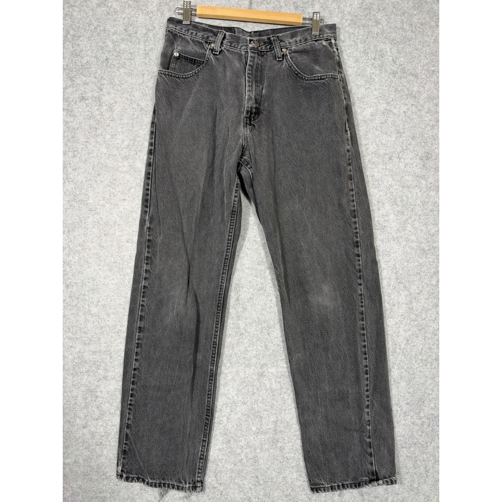 Wrangler Jeans Mens 32x30 Faded Black Relaxed 90s Y2K Denim Mexico C9761CB
